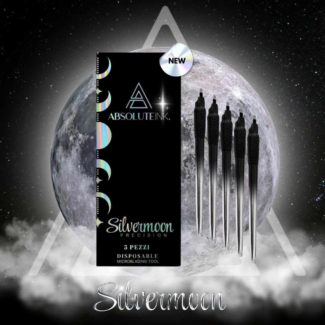 Tool Monouso Microblading SILVERMOON [18 mm] - 5 pezzi PREORDINE