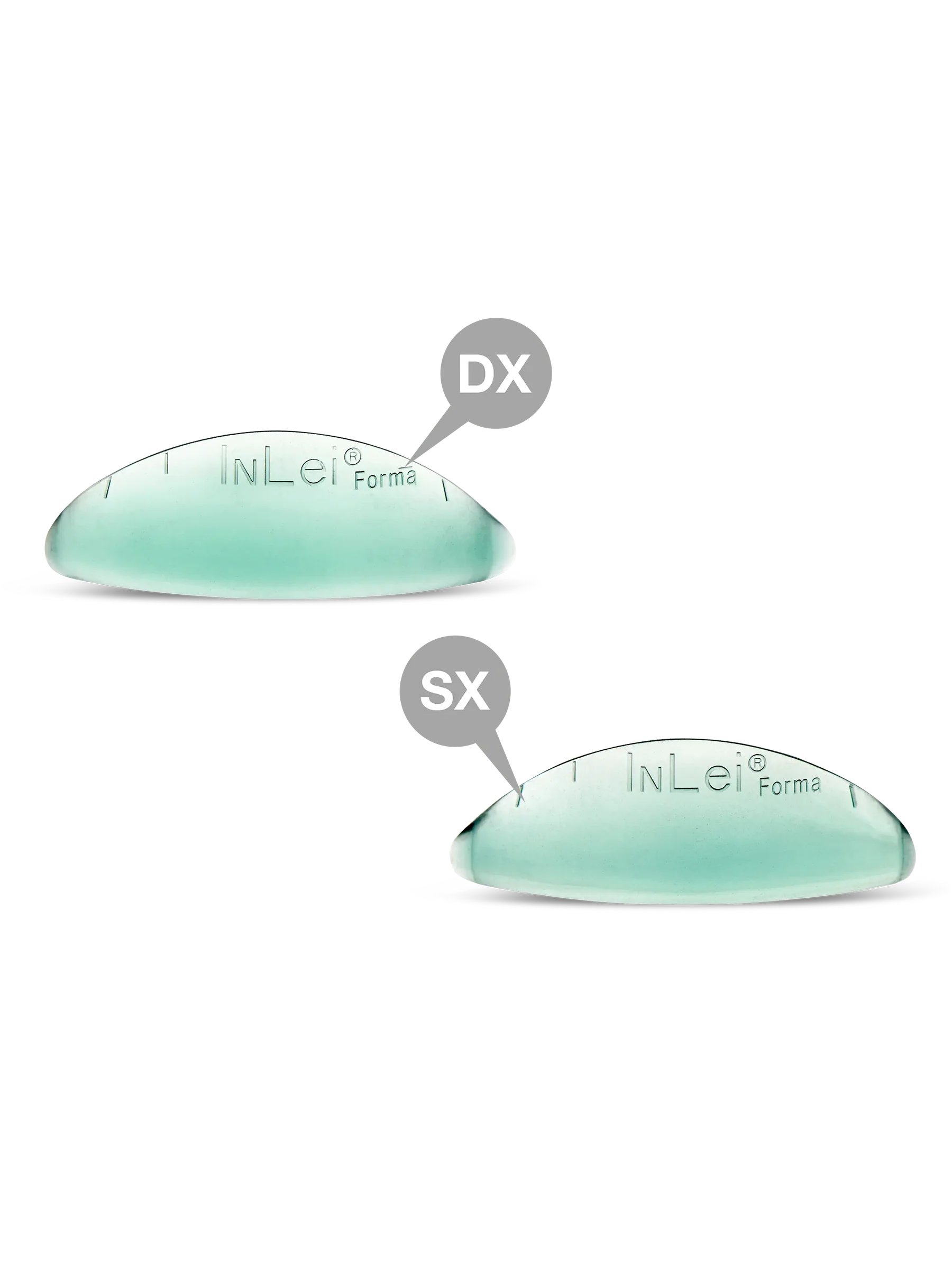INLEI - FORMA - Bigodini in silicone universali