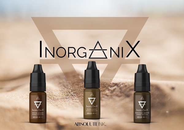 ABSOLUTE INK - InorganiX SET – 3 PIGMENTI PURI MINERALI [3 x 10 ml cad.]