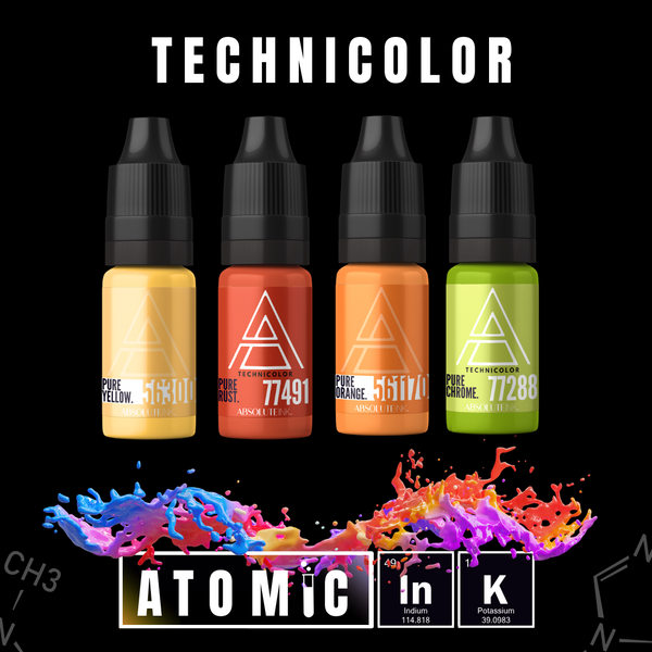 ABSOLUTE INK - ATOMIC CORRECTOR SET - PIGMENTI CORRETTIVI [4 PIGMENTI X 1Oml cad.]