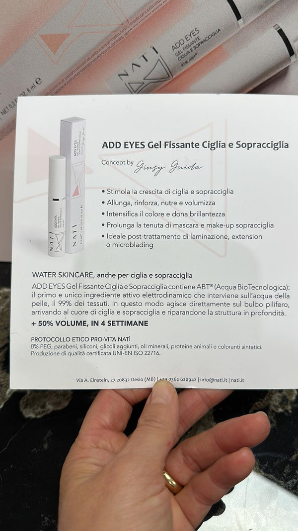 Mascara Gel Fissante Ciglia e Sopracciglia
